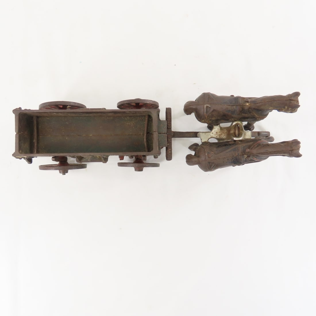Arcade Cast Iron McCormick-Deering 2 Horse Wagon - 9