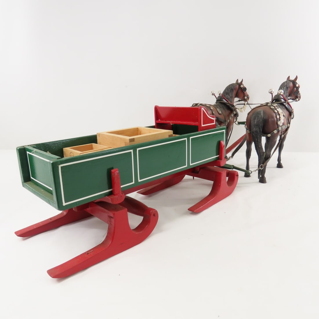 1978 Bud Berge Scratch Built 2 Horse Bob Sled - 7