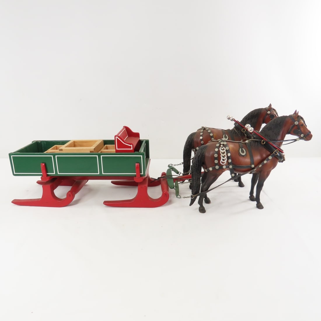 1978 Bud Berge Scratch Built 2 Horse Bob Sled - 8