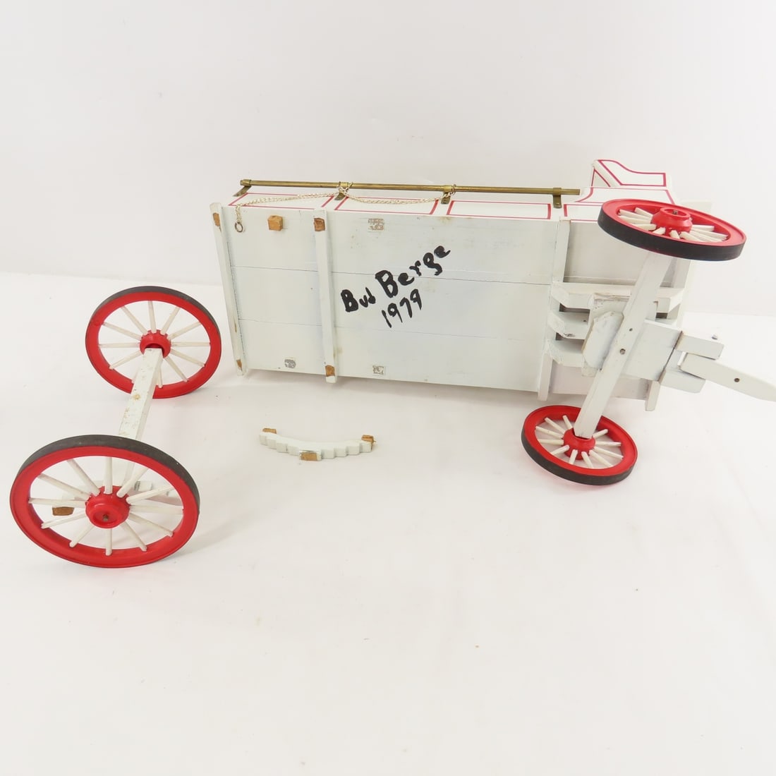 1979 Bud Berge Custom Wagon with 2 Horse Team - 13