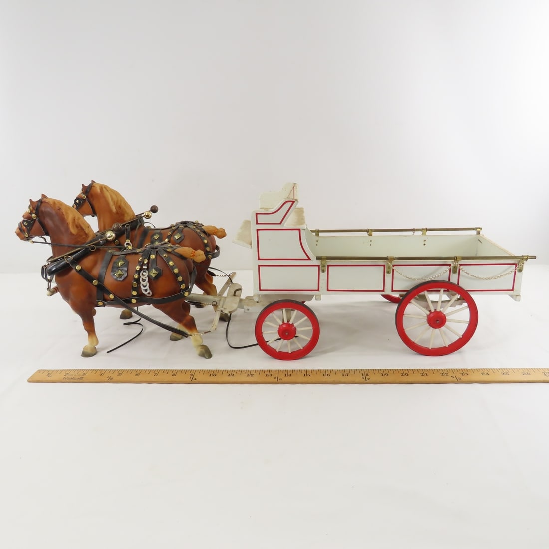 1979 Bud Berge Custom Wagon with 2 Horse Team - 2