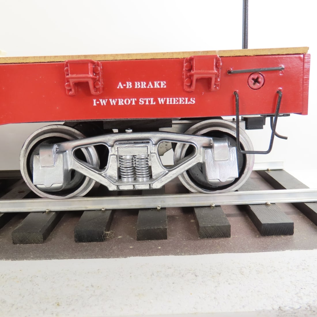 Peter Freiheit Custom C&NW Flat Car on Track - 11