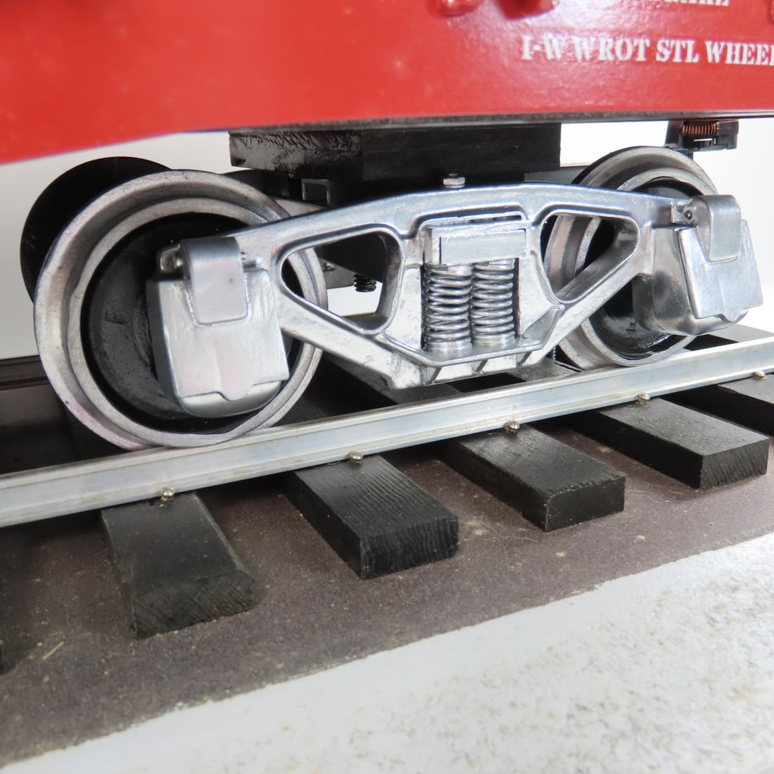 Peter Freiheit Custom C&NW Flat Car on Track - 12