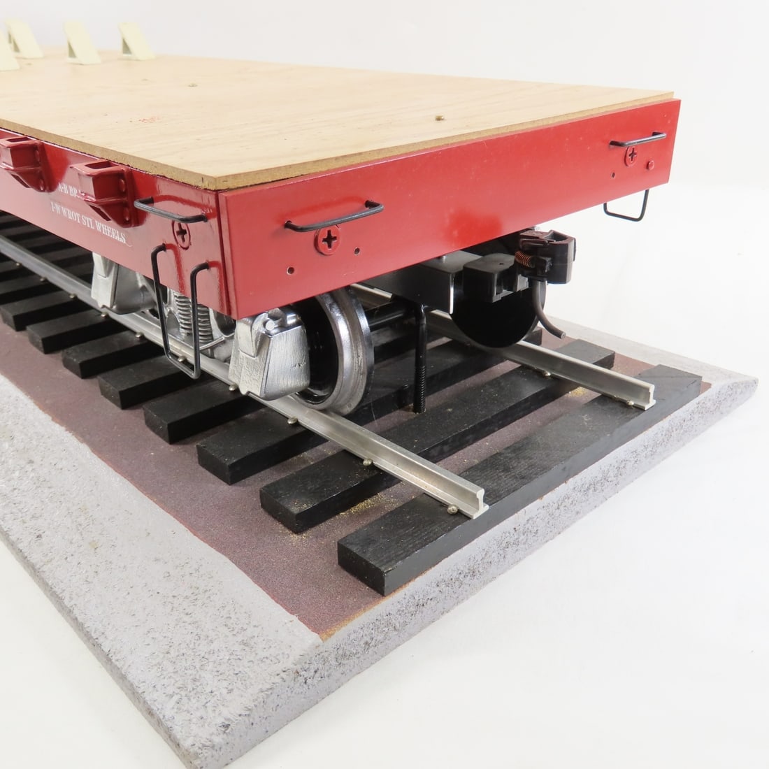 Peter Freiheit Custom C&NW Flat Car on Track - 6