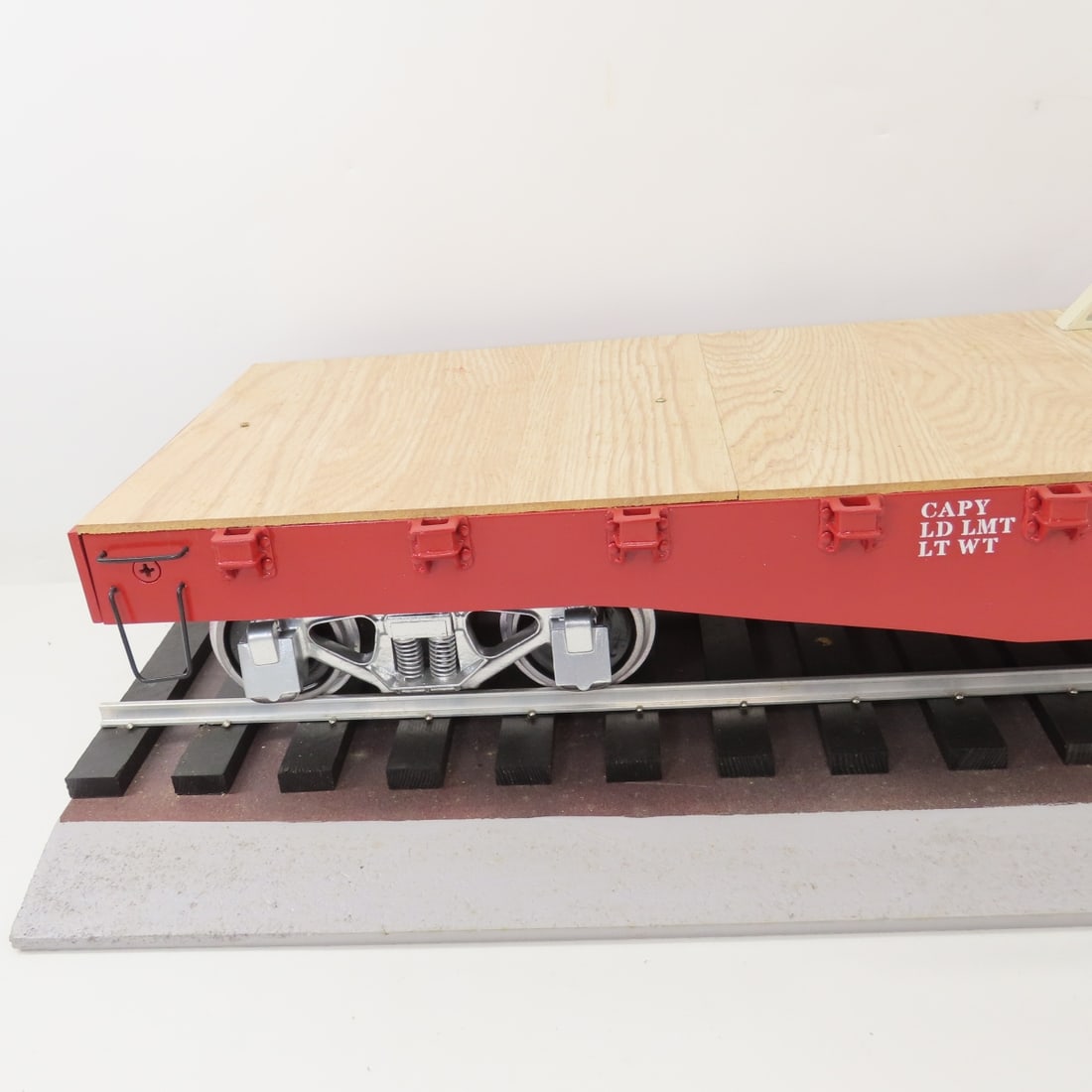 Peter Freiheit Custom C&NW Flat Car on Track - 8