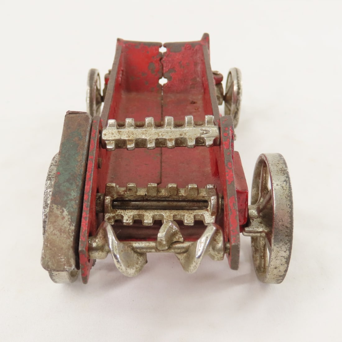 2 Arcade Cast Iron Horse Drawn MD Manure Spreaders - 11