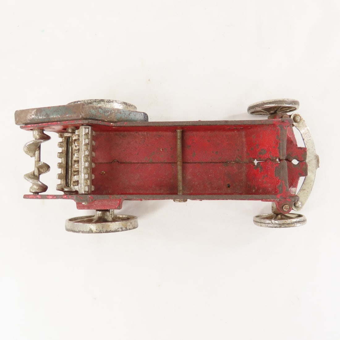 2 Arcade Cast Iron Horse Drawn MD Manure Spreaders - 14