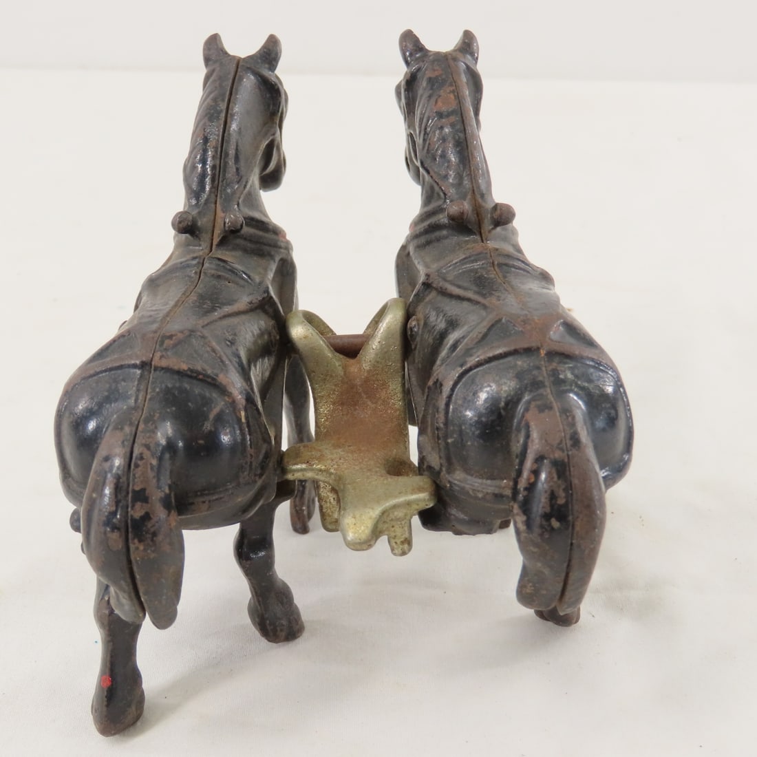 2 Arcade Cast Iron Horse Drawn MD Manure Spreaders - 17