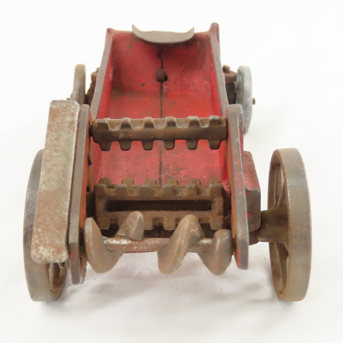 2 Arcade Cast Iron Horse Drawn MD Manure Spreaders - 3