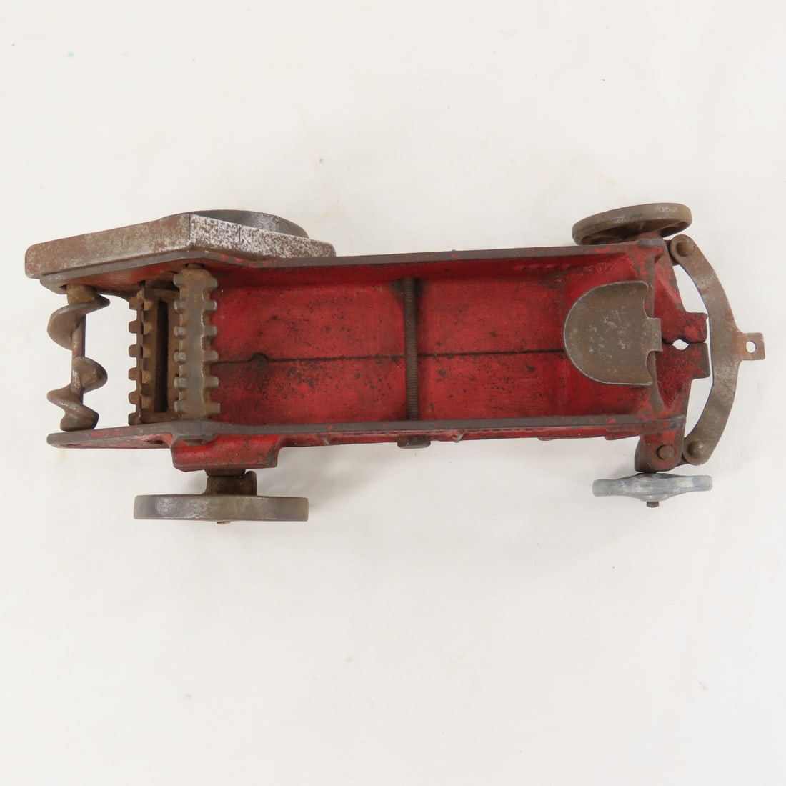 2 Arcade Cast Iron Horse Drawn MD Manure Spreaders - 6