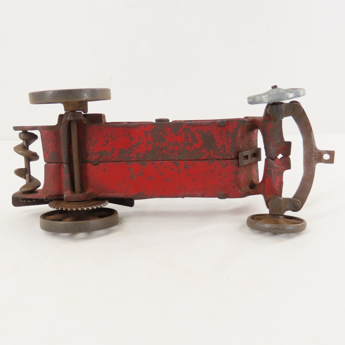 2 Arcade Cast Iron Horse Drawn MD Manure Spreaders - 7