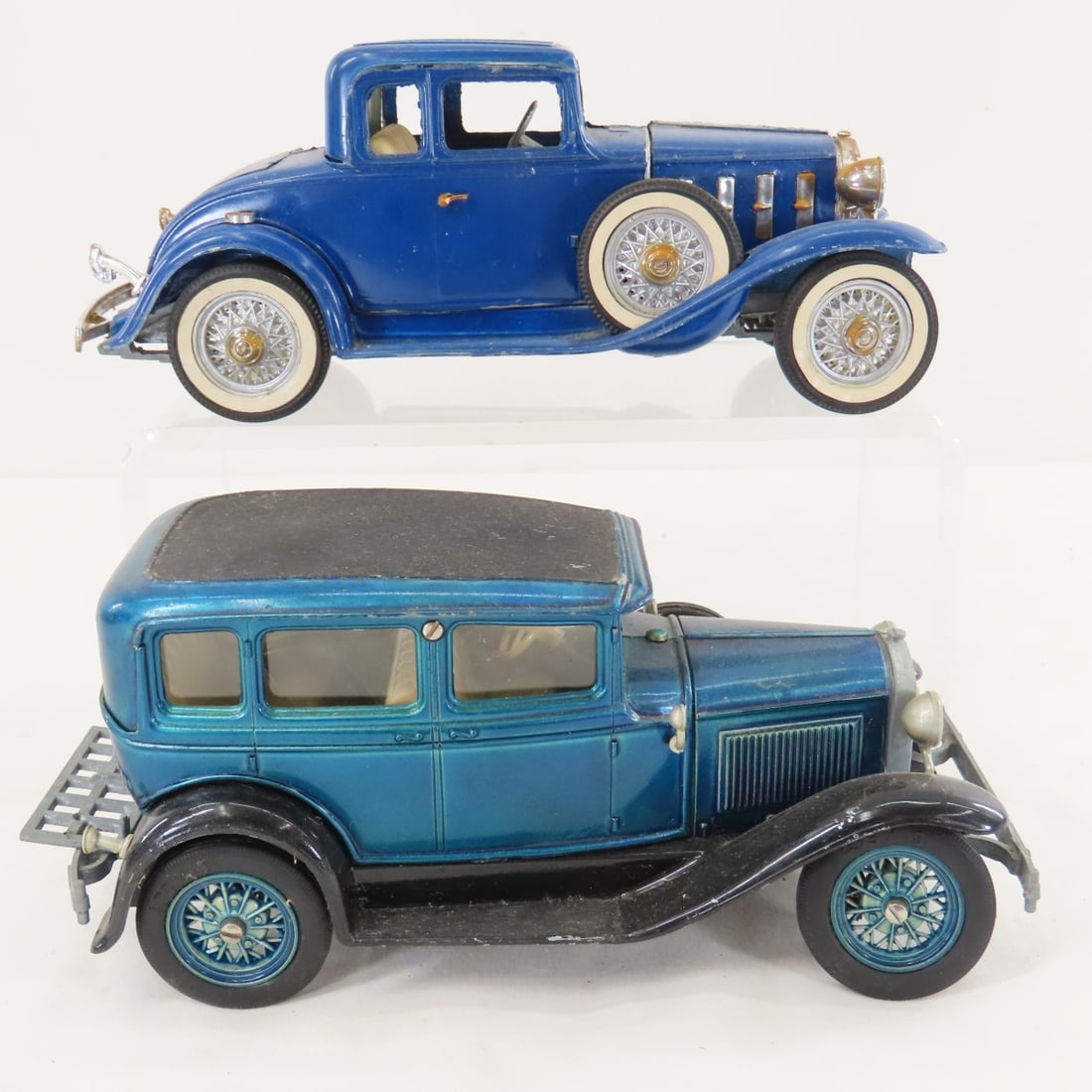 5 Vintage Hubley Ford Model A Sedan & Woody Trucks - 11