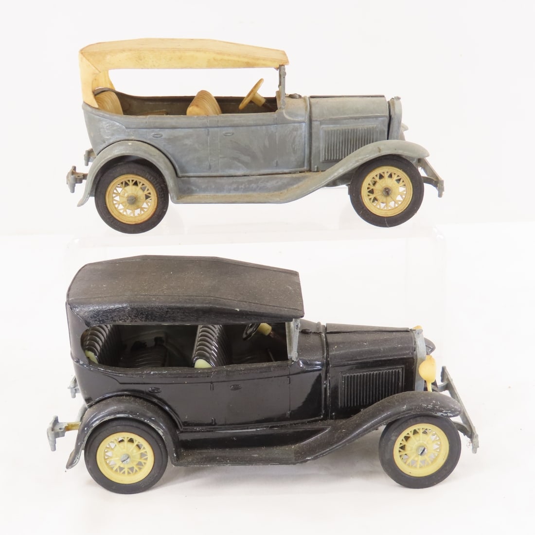 5 Vintage Hubley Ford Model A Sedan & Woody Trucks - 18