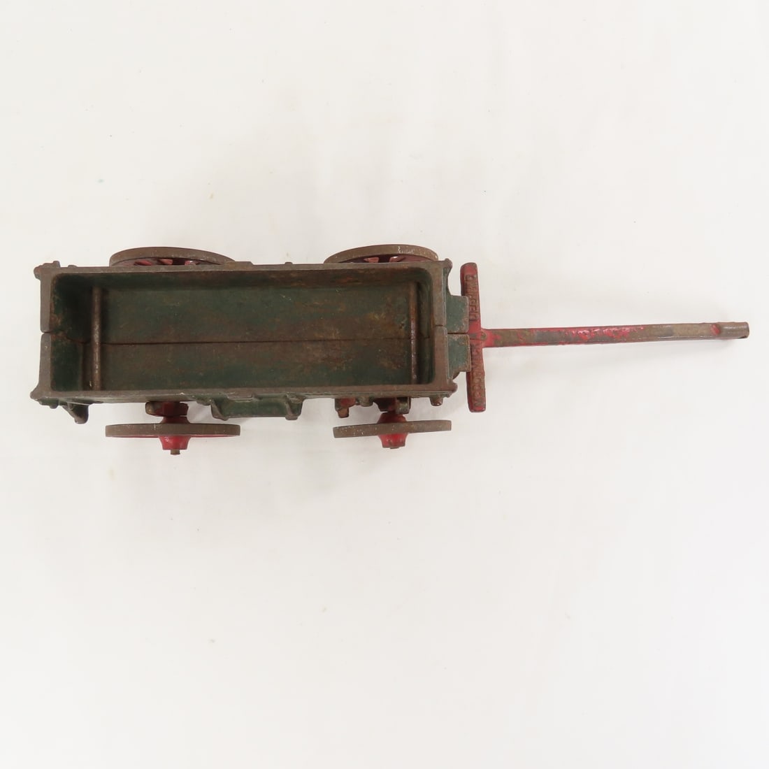 2 Arcade Cast Iron Farm Wagons & 2 Horses - 17
