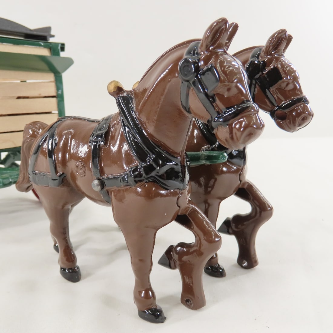 Custom Restored Cast Iron Horse Drawn Wagon - 12