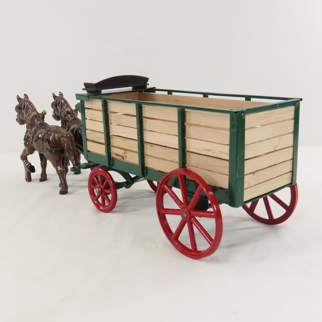 Custom Restored Cast Iron Horse Drawn Wagon - 3