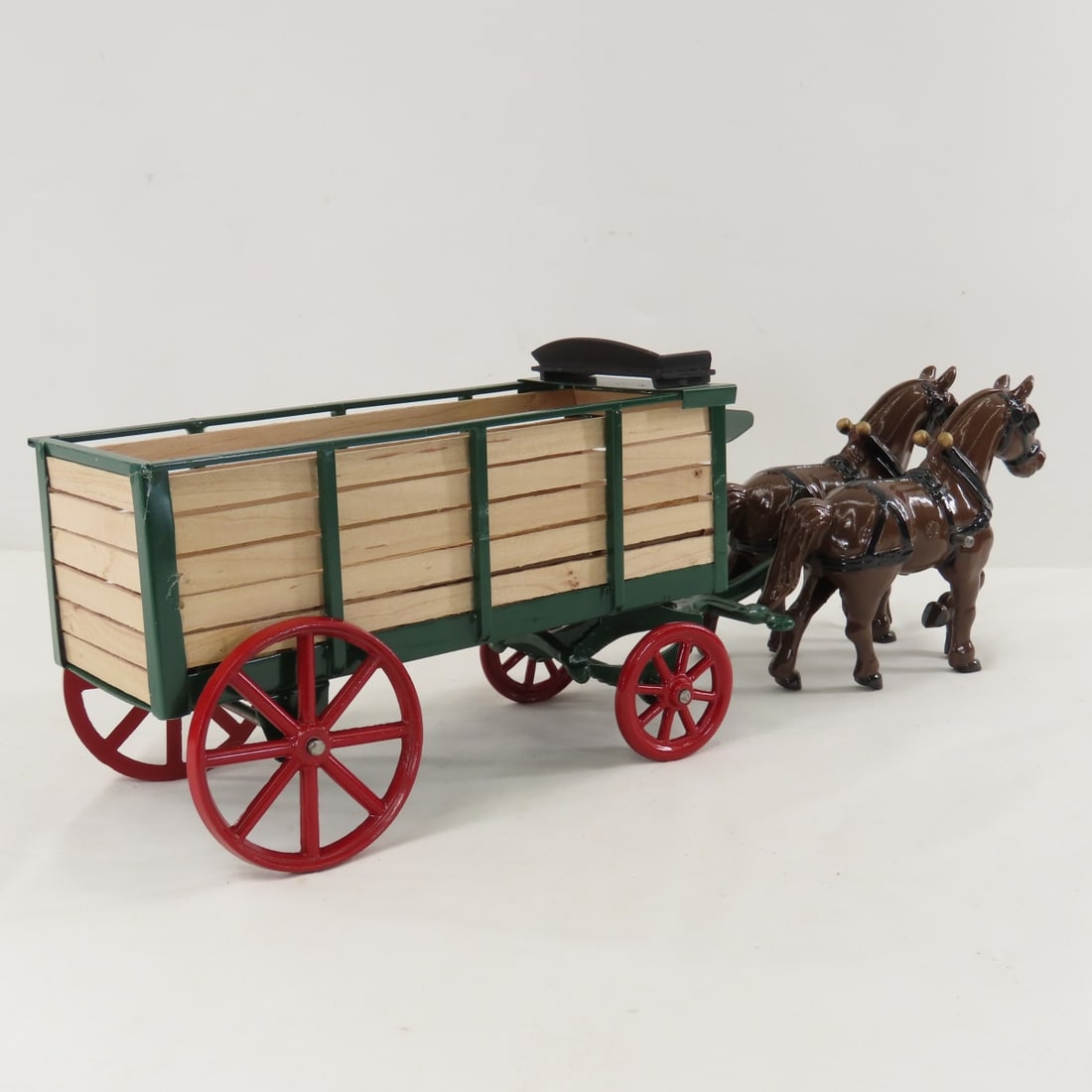 Custom Restored Cast Iron Horse Drawn Wagon - 5