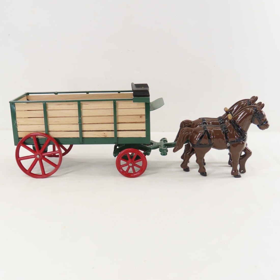Custom Restored Cast Iron Horse Drawn Wagon - 6