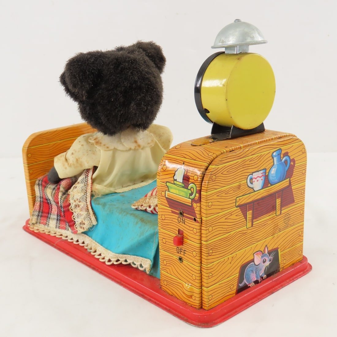 Linemar Toys Japan Battery Op Sleeping Bear - 3