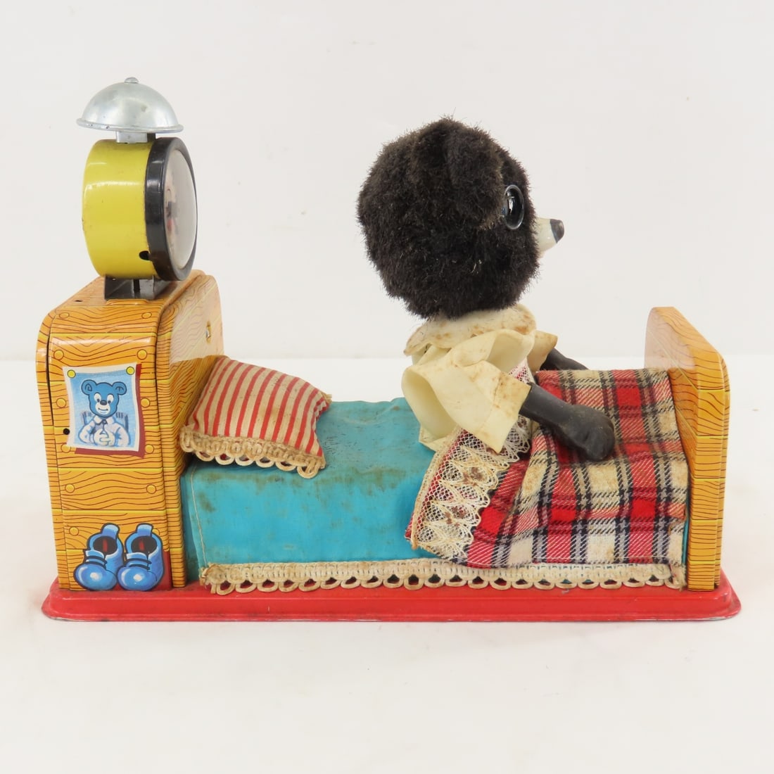 Linemar Toys Japan Battery Op Sleeping Bear - 6