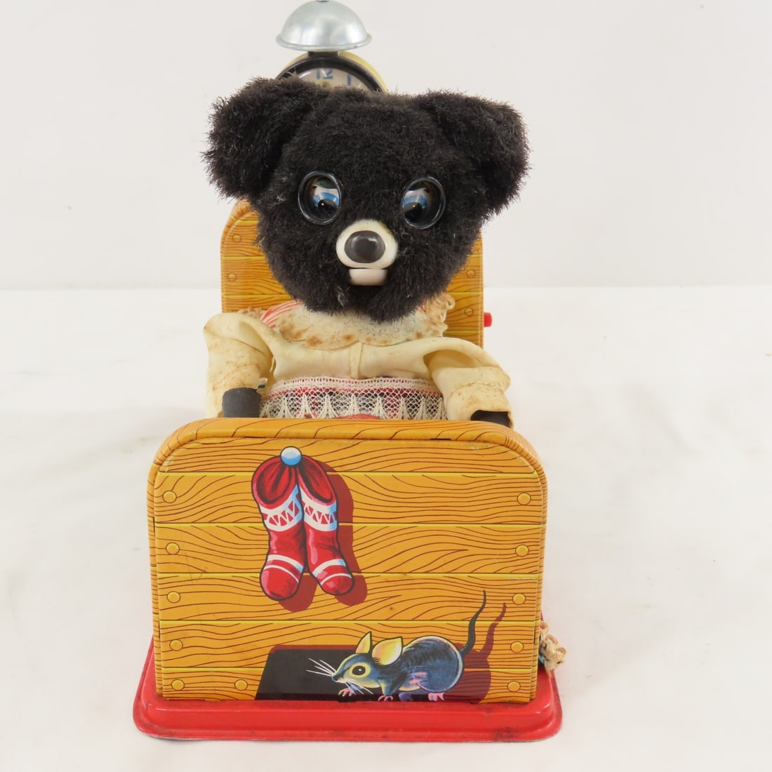 Linemar Toys Japan Battery Op Sleeping Bear - 8