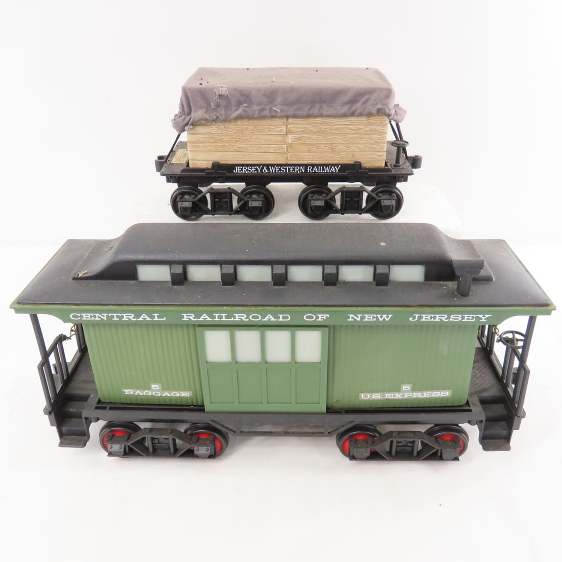 8 Jim Beam Whiskey Train Decanters with Track - 14