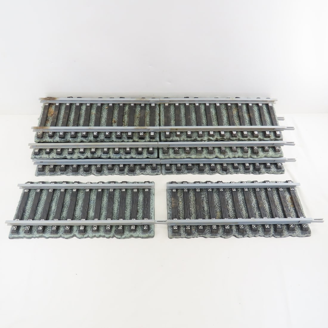 8 Jim Beam Whiskey Train Decanters with Track - 20