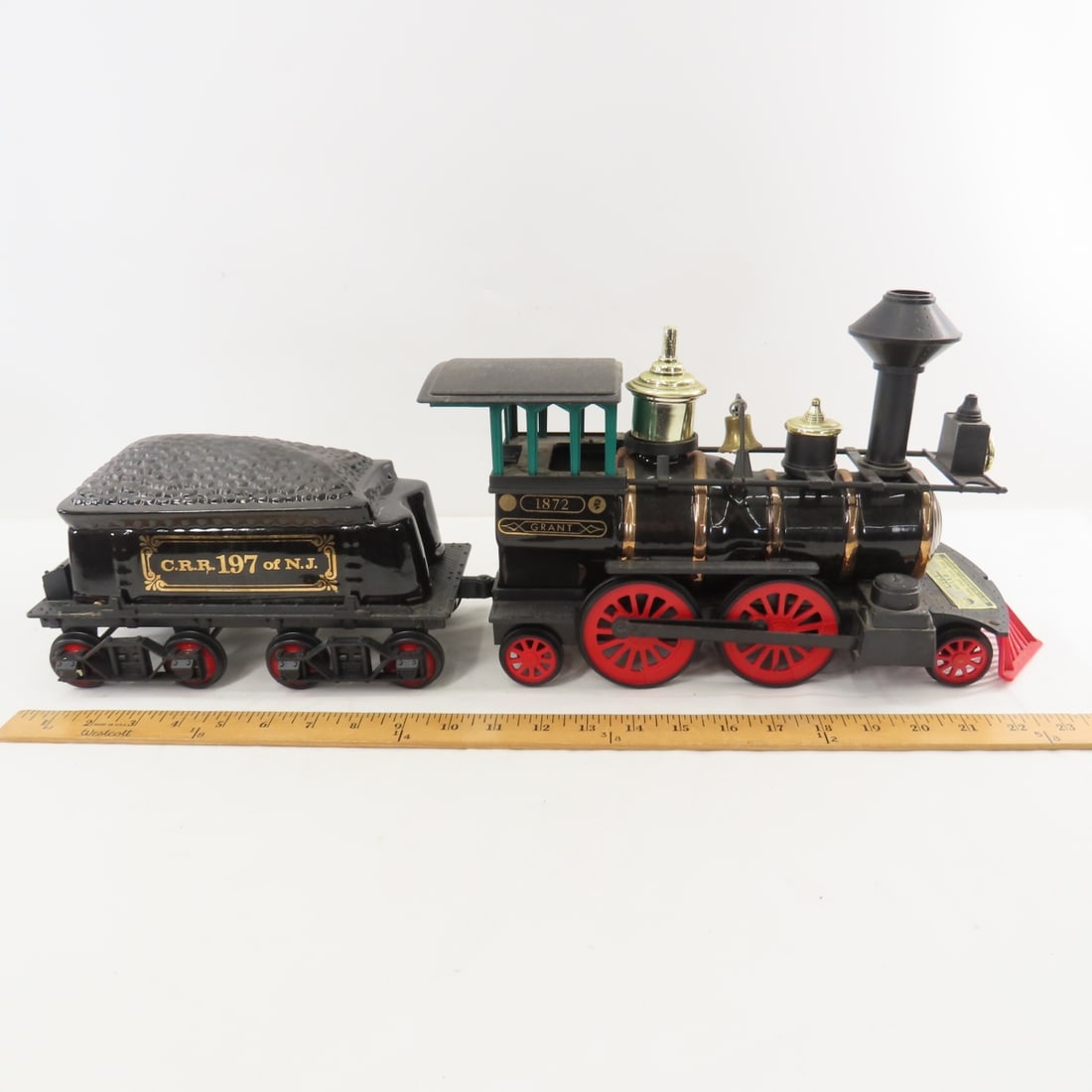 8 Jim Beam Whiskey Train Decanters with Track - 2