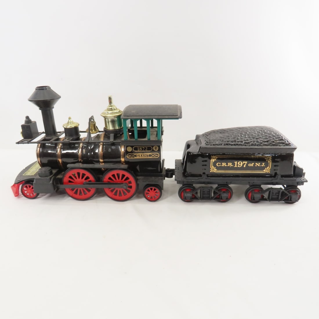 8 Jim Beam Whiskey Train Decanters with Track - 3