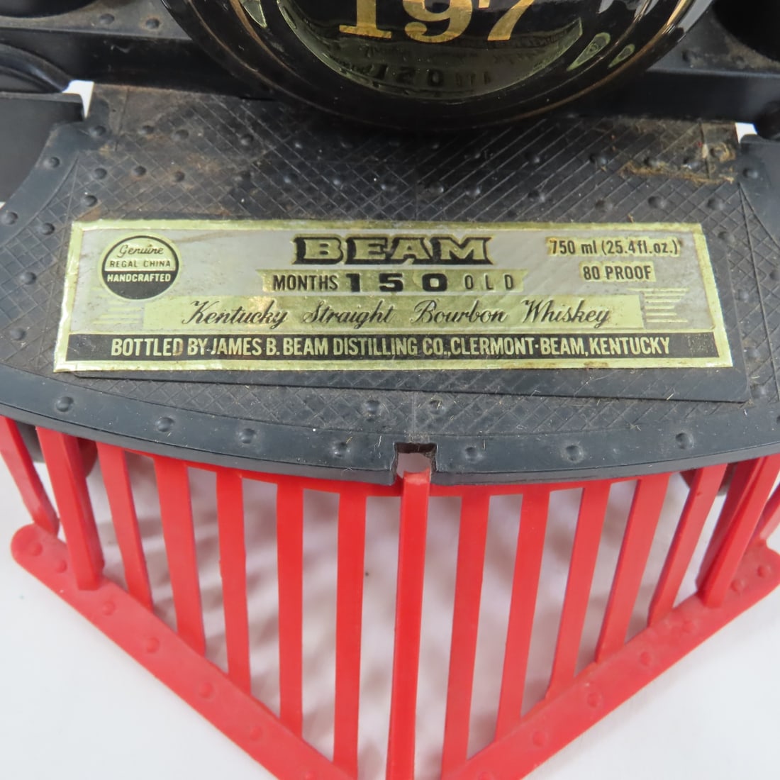 8 Jim Beam Whiskey Train Decanters with Track - 7