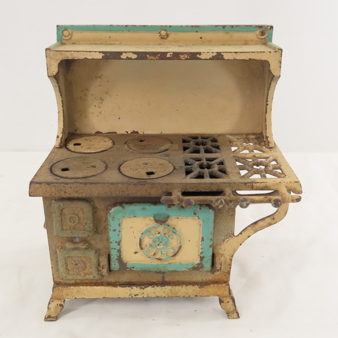 Blue Bird Cast Iron Toy Stove with 8 Burners - 2