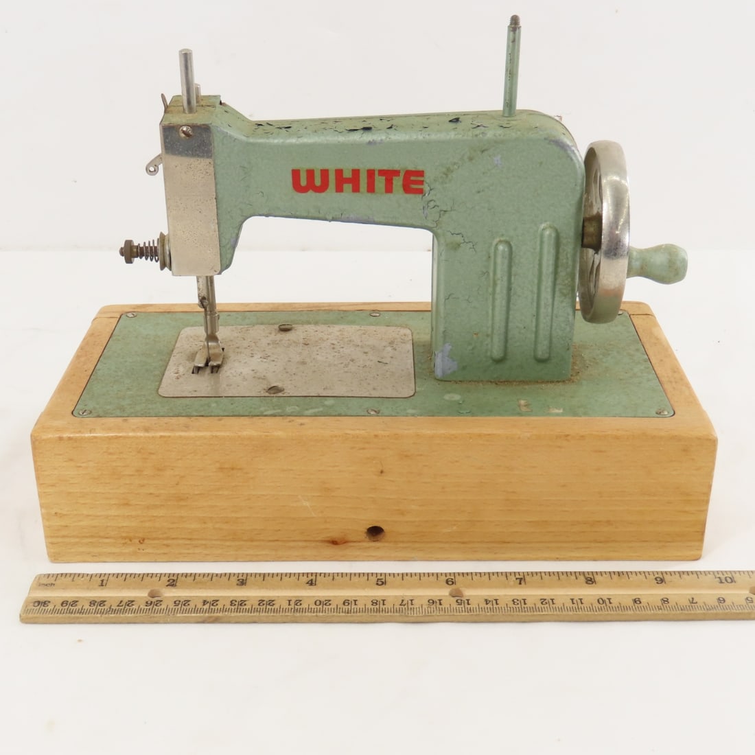 White Child's Sewing Machine - 2