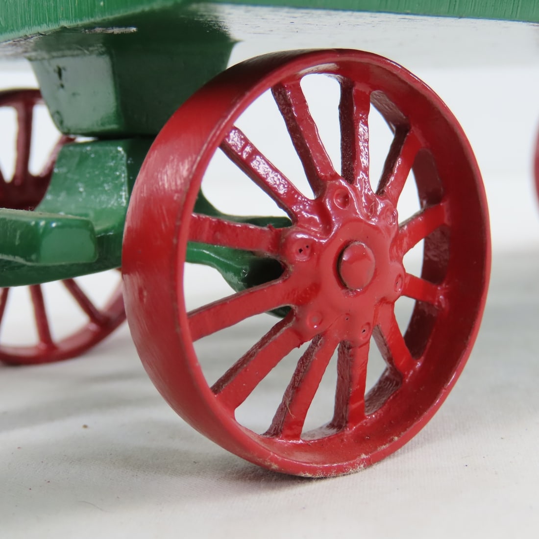 Irvin's Model Shop Cast Iron Horse Drawn Hay Wagon - 15