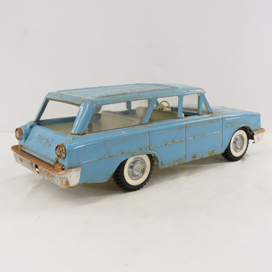 Buddy L Station Wagon & TeePee Camper Trailer - 6