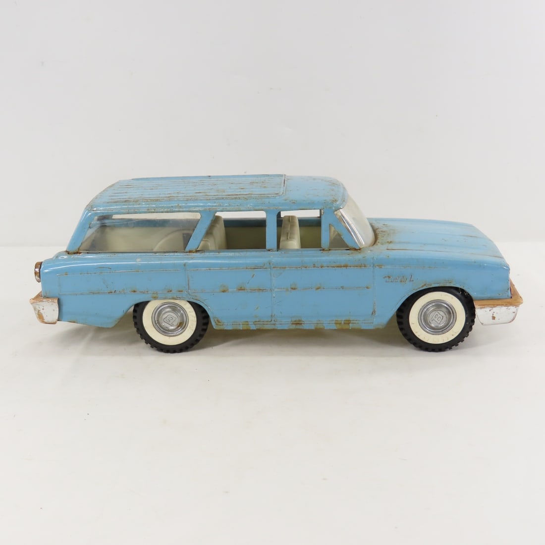 Buddy L Station Wagon & TeePee Camper Trailer - 7