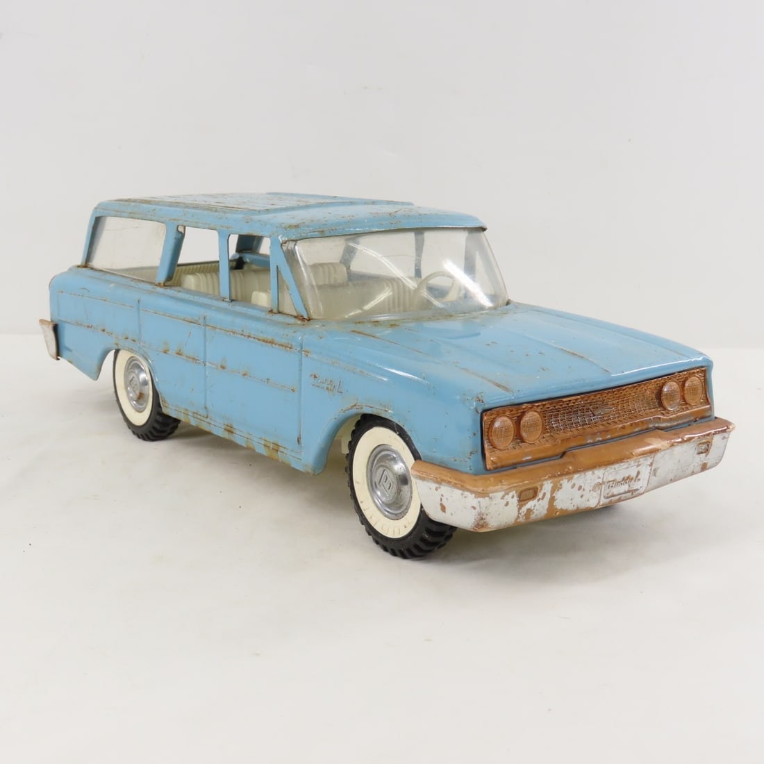 Buddy L Station Wagon & TeePee Camper Trailer - 8
