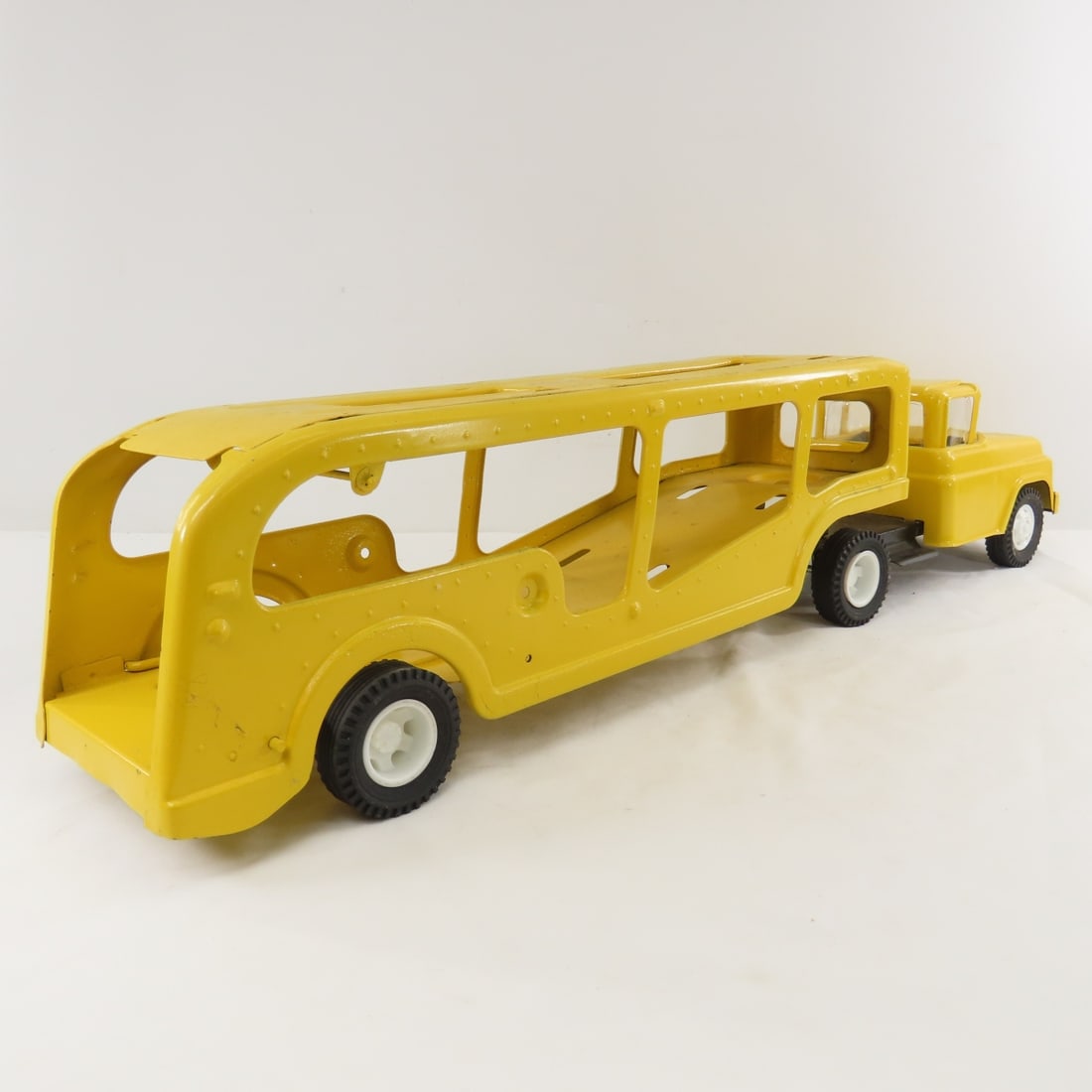 Repainted Vintage Buddy L Car Carrier - 5