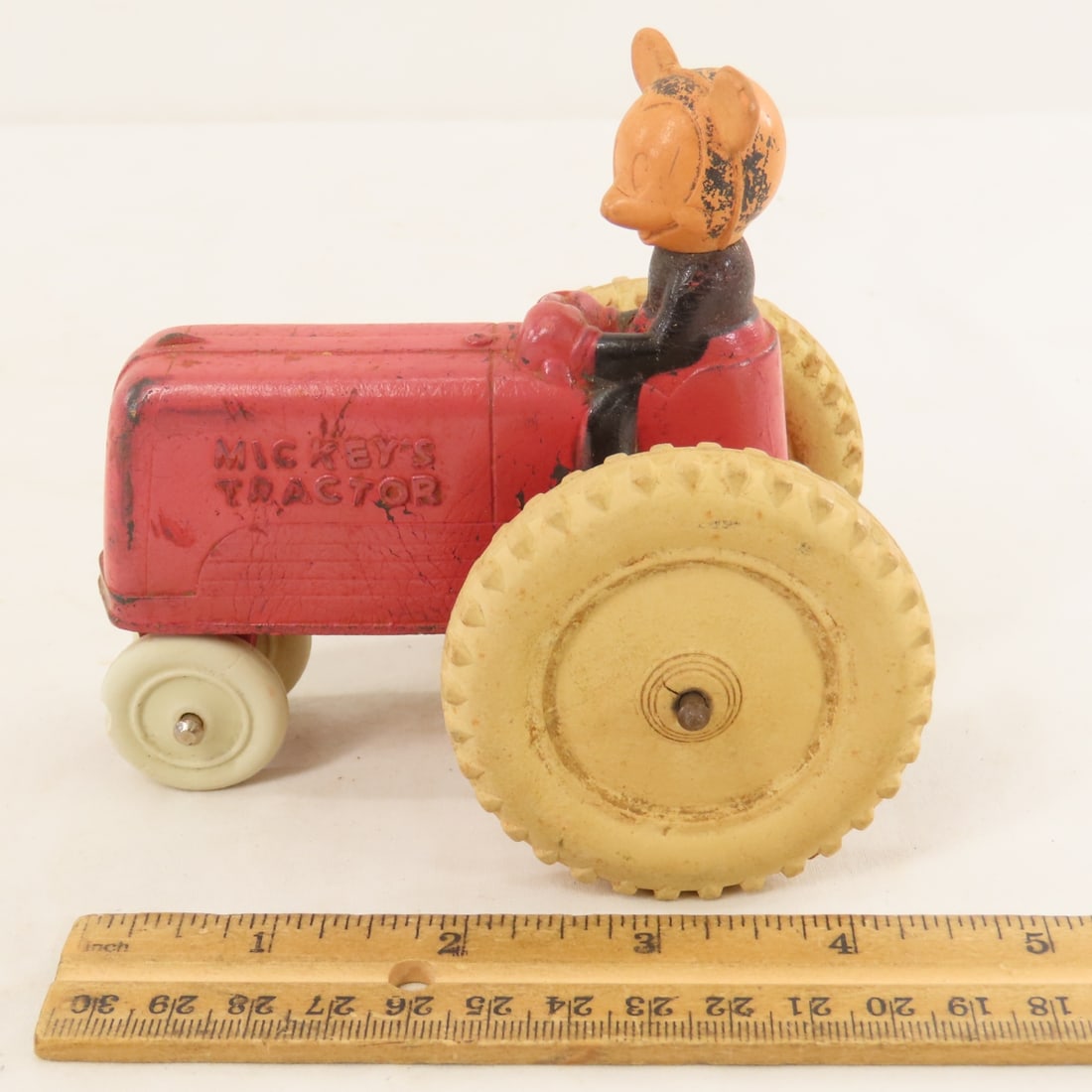 1930's Sun Rubber Co Mickey's Tractor - 2
