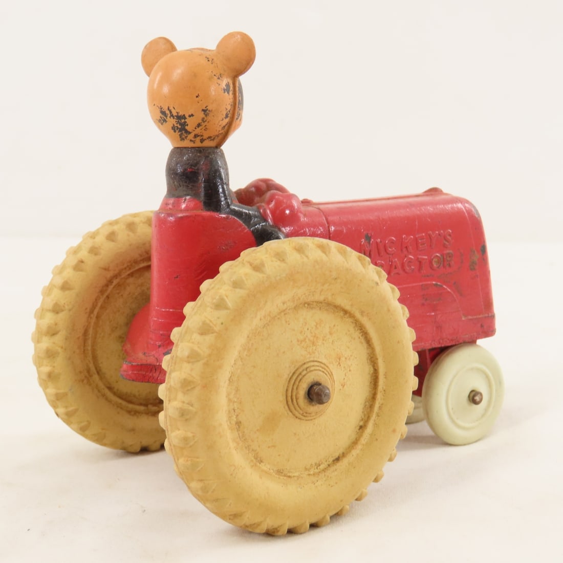 1930's Sun Rubber Co Mickey's Tractor - 5