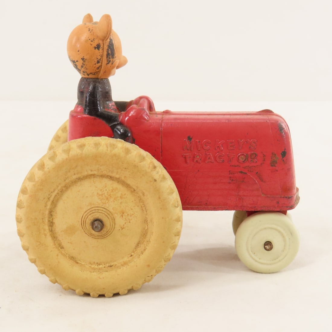 1930's Sun Rubber Co Mickey's Tractor - 6