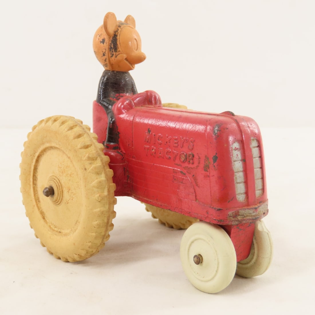 1930's Sun Rubber Co Mickey's Tractor - 7