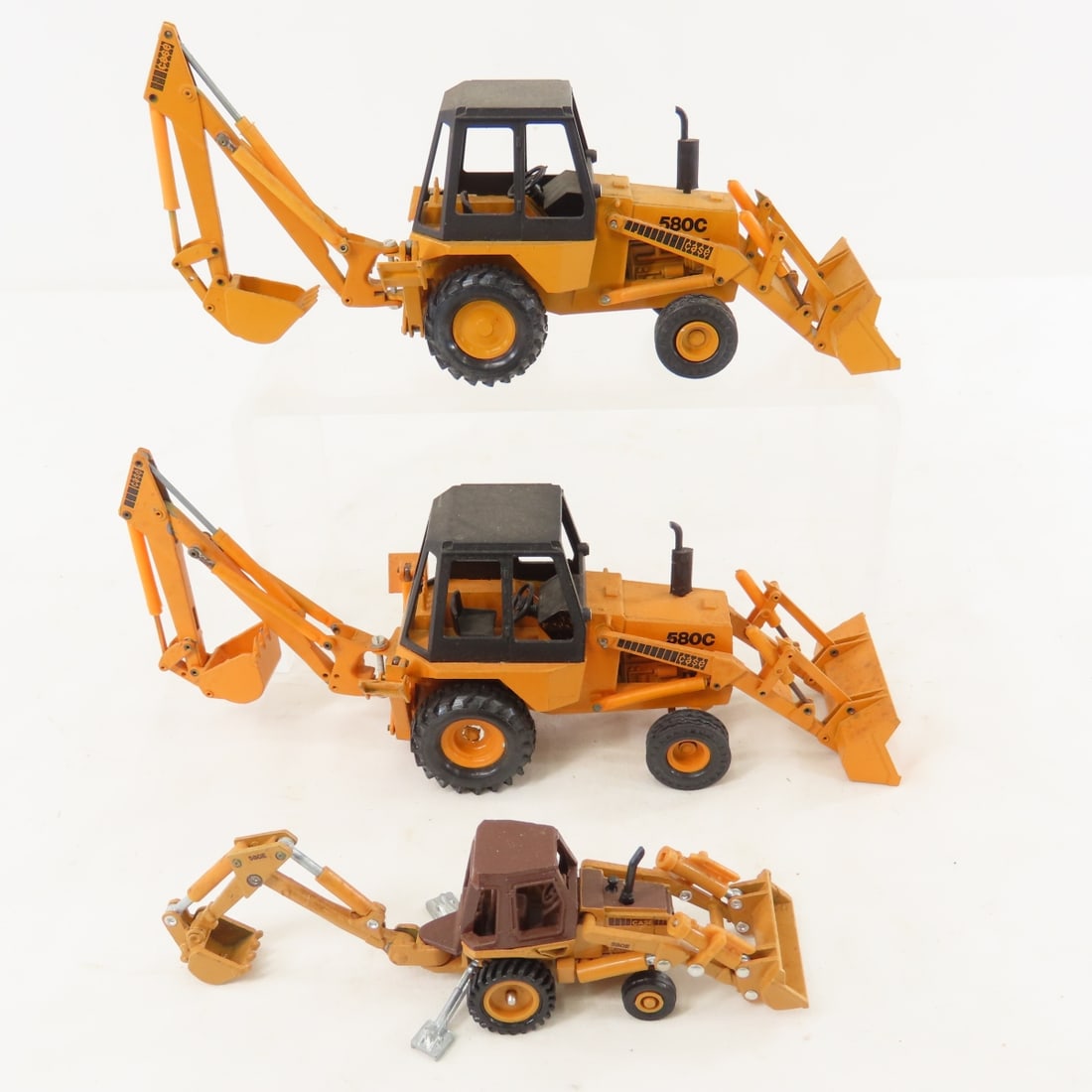 3 ERTL & 6 Conrad Case 580 Backhoe Loaders - 16