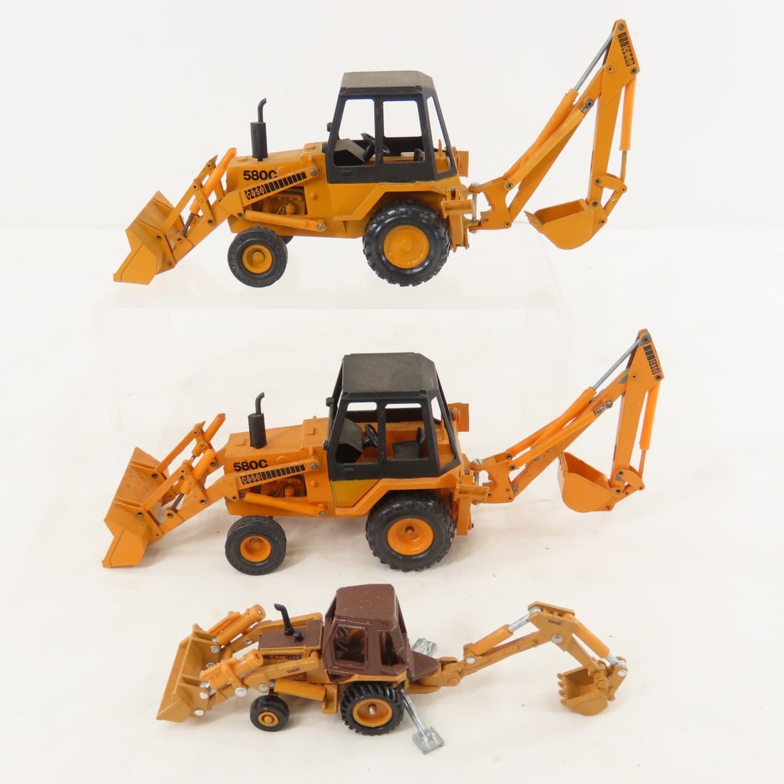 3 ERTL & 6 Conrad Case 580 Backhoe Loaders - 17