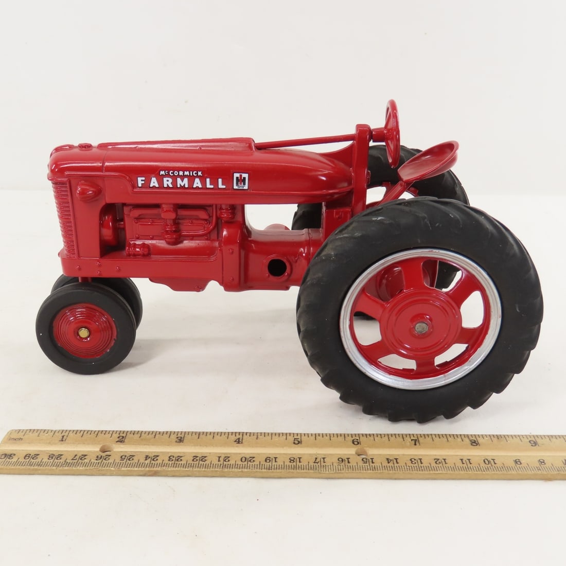 3 Repainted Hubley IH McCormick Farmall Tractors - 15