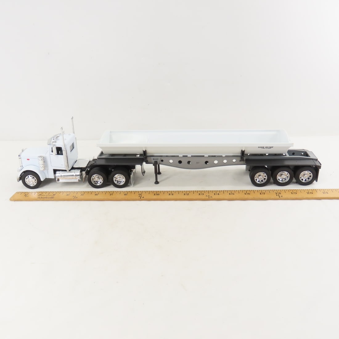 2 New Ray Peterbilt Tractors & Trailers - 12