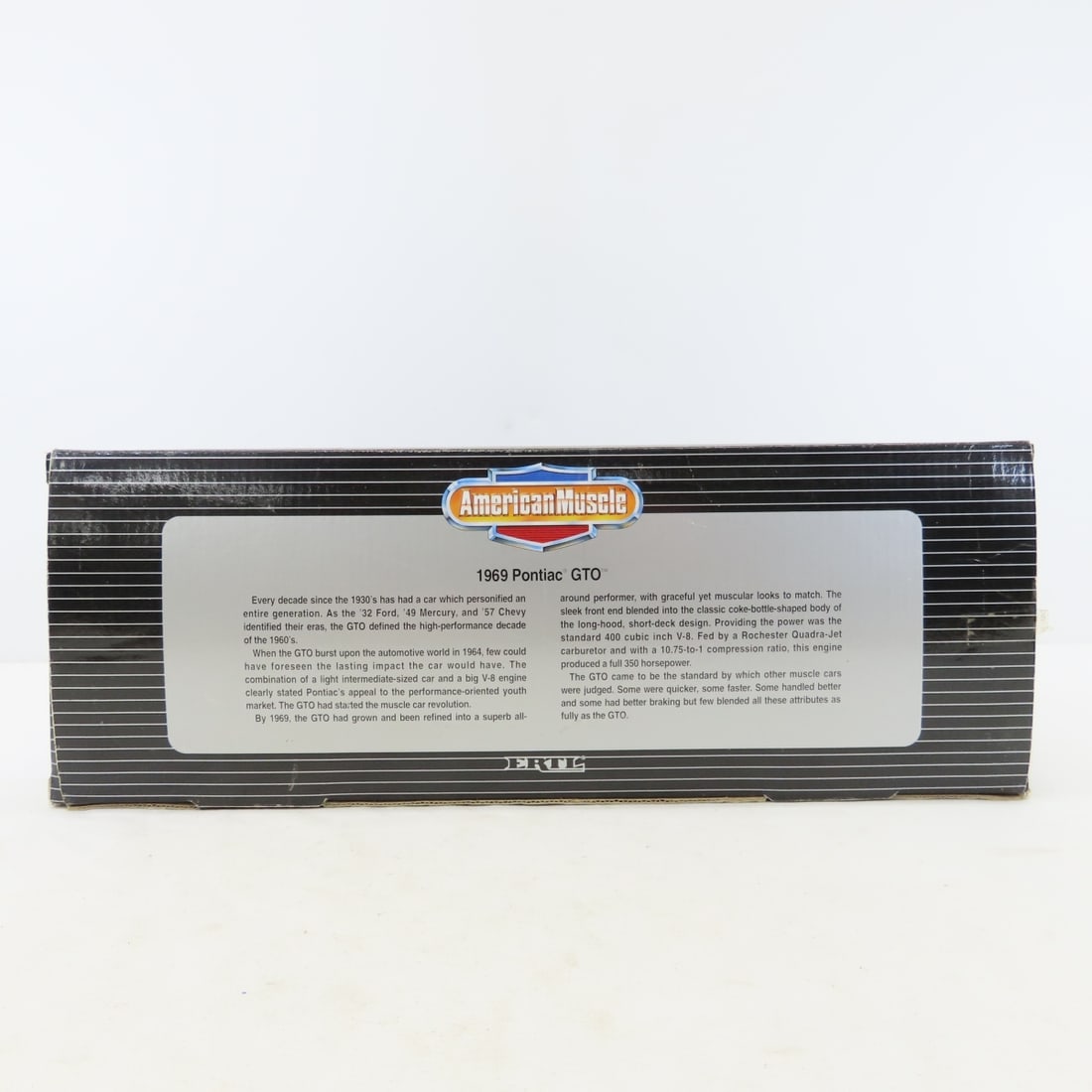 American Muscle 1969 GTO 1/18 Diecast in Box - 9