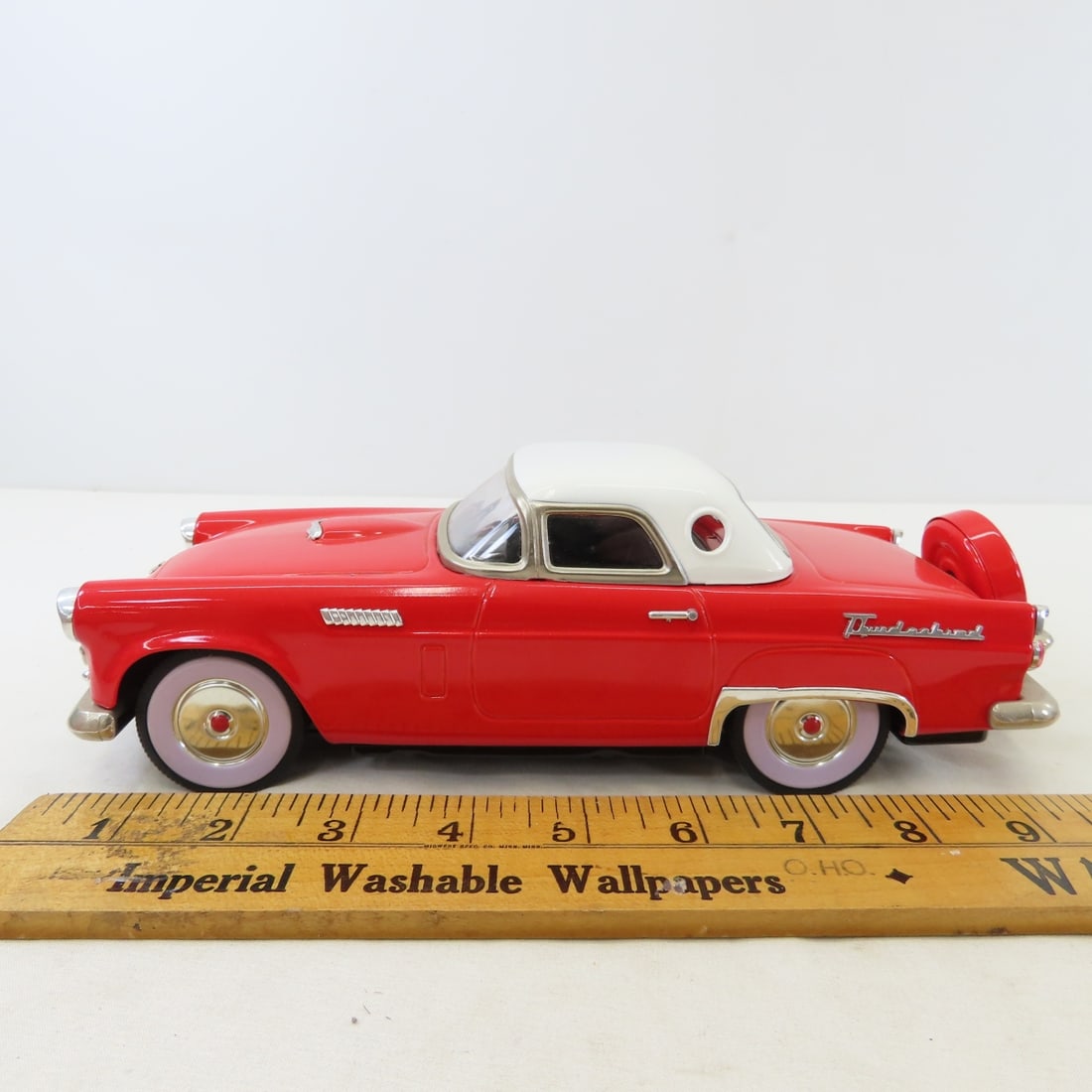 5 Vintage Japan Fifties 1/18 Diecast Friction Cars - 2