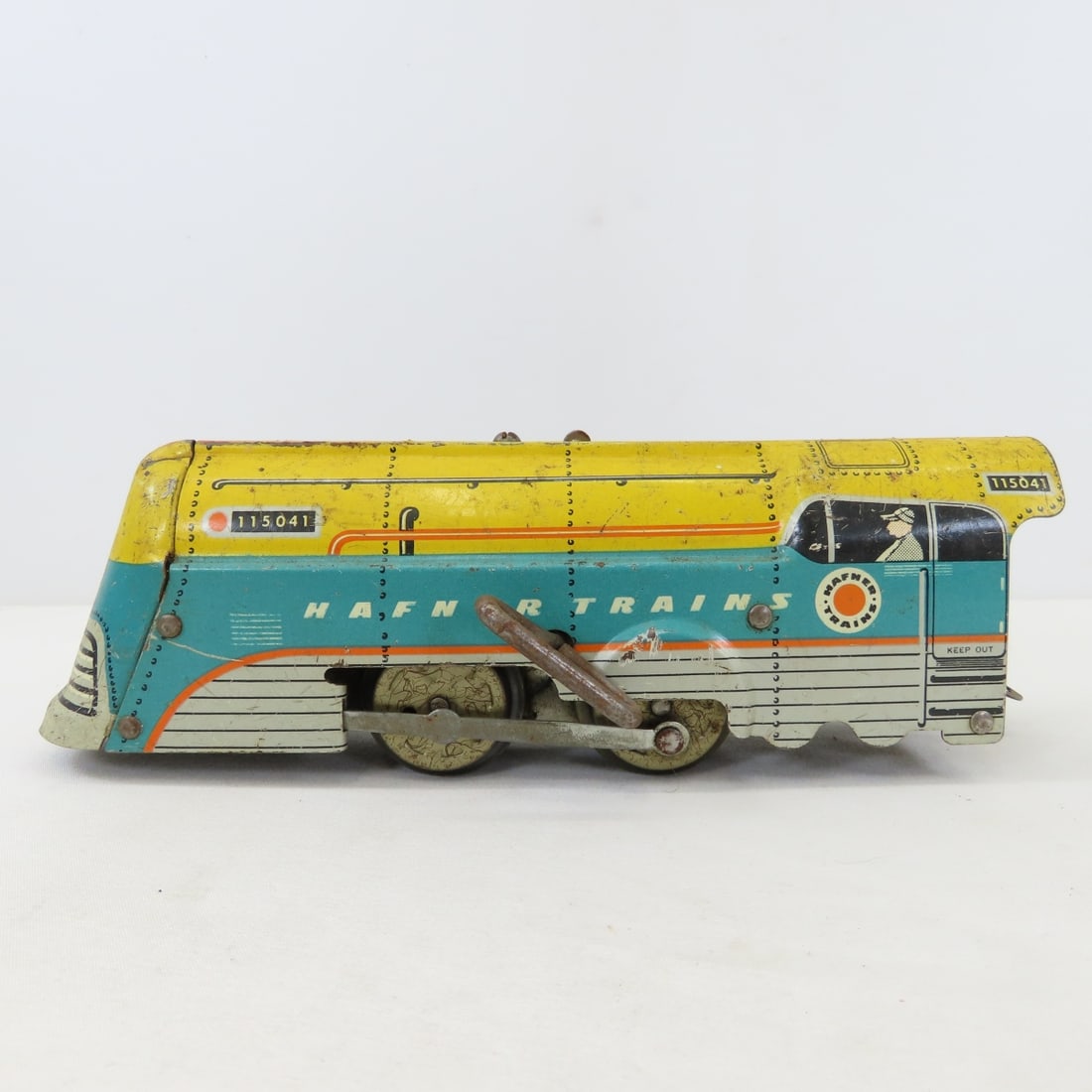 Wyandotte Hafner 115041 Key wind Tin Train Set - 2