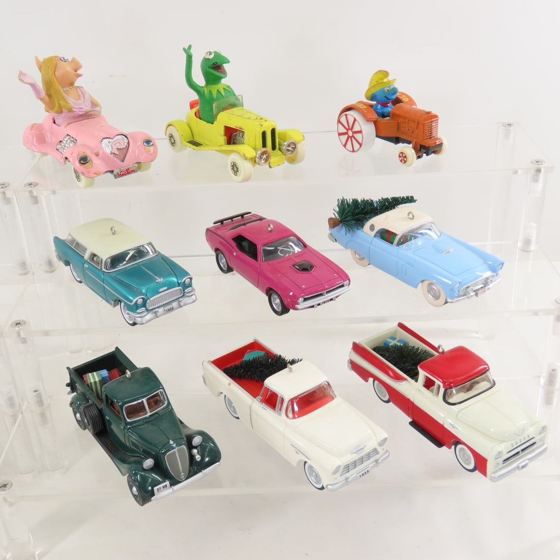 Hallmark Christmas Car Ornaments & Corgi Muppets - 7