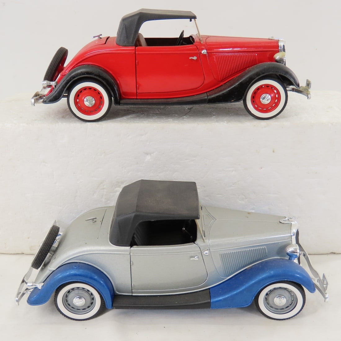 6 Solido Diecast Cars: Ford V8, Cadillac, Rolls - 12